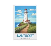 Jigsaw Puzzle 1000 Pieces Puzzles for Adults Nantucket Massachusetts Challenging Puzzles Hard Puzzle for Family Decorations 26x38cm