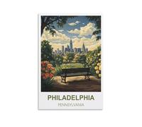 Jigsaw Puzzle 1000 Pieces Puzzles for Adults Philadelphia Pennsylvania Challenging Puzzles Hard Puzzle for Family Decorations 26x38cm