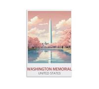 Jigsaw Puzzle 1000 Pieces Puzzles for Adults，Washington Memorial United States Challenging Puzzles Hard Puzzle for Family Decorations 70x50cm