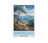 Jigsaw Puzzle 1000 Pieces，Quantock Hills England，Paper Adult Toys Decompression Game（38x26cm）-AK66