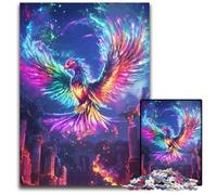 Jigsaw Puzzle 1000 Pieces Rainbow Phoenix Rising Puzzles for Adults for Family And Friends Suitable for Ages 14 1000 PCS(38x26cm)