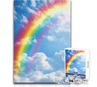 Jigsaw Puzzle 1000 Pieces Rainbow Sky Toys Educational Games Analysis And Logic Secret Santa Gifts Size 38x26cm