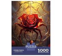 Jigsaw Puzzle 1000 Pieces Rose Spider Puzzles for Adults Toy Wall Decor Hand Speed Race Deal As Gifts for The Whole Family 52x38cm/1000pcs