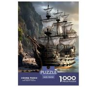 Jigsaw Puzzle 1000 Pieces Sailing Ship Puzzles 70x50cm/1000pcs Toy for Adults And Kids Stress Reliever Educational Games DIY Cardboard