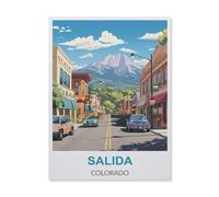 Jigsaw Puzzle 1000 Pieces，Salida Colorado，Paper Children Toys Decompression Game（38x26cm）-ID40
