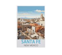 Jigsaw Puzzle 1000 Pieces,Santa Fe New Mexico,Paper Children Toys Decompression Game(38x26cm)-FW17
