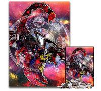 Jigsaw Puzzle 1000 Pieces Scorpio Zodiac Wall Art Puzzles for Adults Family Interactive Game, Craft Gift with Colorful Artwork 26X38CM/10.23x14.96inch