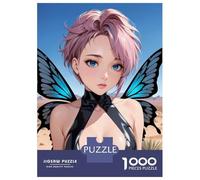 Jigsaw Puzzle 1000 Pieces Sexy Latex Butterfly Babe Jigsaws for Adults Brain Teaser Game Improve Memory Deal As Gifts for The Whole Family 70x50cm/1000pcs