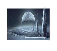 jigsaw puzzle 1000 pieces，Shining Starry Sky，for age 14 years and over Puzzle game Offered as gifts for the whole family（38x26cm）-Q93