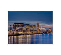 Jigsaw Puzzle 1000 Pieces，Southern Panorama of Cologne，Large Family Puzzle Game Artwork for Adults Teens（38x26cm）-BA35