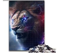 Jigsaw Puzzle 1000 Pieces Space Lion 1000 Piece Jigsaw Puzzles for Adults Christmas Halloween Mother's Day New Year Easter Gift (Szie 50x75 cm)