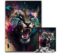 Jigsaw Puzzle 1000 Pieces Spirited Cougar Jigsaw Puzzles for Adults for Teenager & Families, Perfect DIY Decor & Brain-Teasing Challenge 50x75CM/19.68x29.52inch