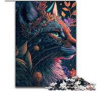 Jigsaw Puzzle 1000 Pieces Spirits of Nature Made of Wood, Unique DIY Home Decor Gift Idea 50x75cm for Teenager & Families, Perfect DIY Decor & Brain-Teasing Challenge