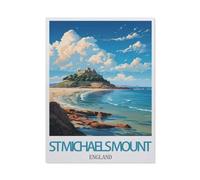 Jigsaw Puzzle 1000 Pieces,St. Michael's Mount England,paper Children Toys Decompression Game(38x26cm)-BH56