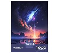 Jigsaw Puzzle 1000 Pieces Starfall Twilight Scene Jigsaws for Adults Brain Teaser Game Improve Memory Deal As Gifts for The Whole Family 38x26cm/1000pcs
