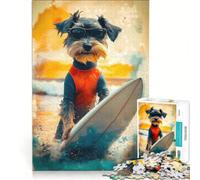 Jigsaw Puzzle 1000 Pieces Summer Waves, Practical Game, Difficult Hard, Unique Gifts for Birthday And Christmas 38x26cm