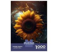 Jigsaw Puzzle 1000 Pieces Sunflower Galaxy Milkyway Jigsaws for Adults Brain Teaser Game Improve Memory Deal As Gifts for The Whole Family 52x38cm/1000pcs