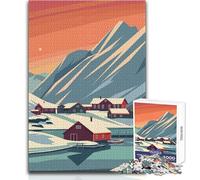 Jigsaw Puzzle 1000 Pieces Svalbard Poster Toys Educational Games Analysis And Logic Secret Santa Gifts Size 50x75cm