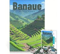 Jigsaw Puzzle 1000 Pieces Terraced Echoes in Quiet Geometry, Educational Games, Decompressing Intellectual, Suitable for Desktop Decoration 50x75cm