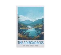Jigsaw Puzzle 1000 Pieces,The Adirondacks New York State Park,Paper Adult Toys Decompression Game(50x70cm)-GB22