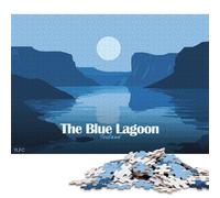 Jigsaw Puzzle 1000 Pieces The Blue Lagoon, Iceland Square Puzzles for Adults And Wooden Puzzles Home Decoration Puzzle Toys 1000pcs (75x50cm)