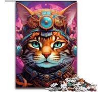 Jigsaw Puzzle 1000 Pieces The Cat in The Hat 1000 Piece Jigsaw Puzzles for Adults Christmas Halloween Mother's Day New Year Easter Gift (Szie 50x75 cm)