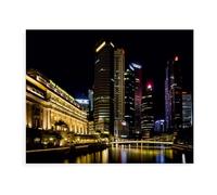 jigsaw puzzle 1000 pieces，The Fullerton Hotel Singapore，for age 14 years and over Puzzle game Offered as gifts for the whole family（38x26cm）-BE96