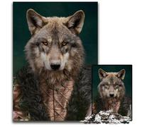Jigsaw Puzzle 1000 Pieces The Medieval Wolf Puzzles for Adults Perfect for Christmas, Halloween, Easter, New Year 50x75CM/19.68x29.52inch