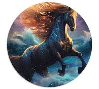 Jigsaw Puzzle 1000 Pieces The Ocean Horse Difficult Puzzles for Adults Develops Hand-Eye Coordination Skills,Perfect for Birthday Gifts (67.5x67.5cm)