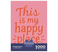 Jigsaw Puzzle 1000 Pieces This Is My Happy Place Jigsaws for Adults Brain Teaser Game Improve Memory Deal As Gifts for The Whole Family 70x50cm/1000pcs