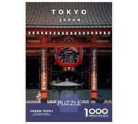 Jigsaw Puzzle 1000 Pieces Tokyo Asakusa Pray Jigsaws for Adults Brain Teaser Game Improve Memory Deal As Gifts for The Whole Family 52x38cm/1000pcs