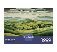 Jigsaw Puzzle 1000 Pieces Tuscany Landscape Art Print Puzzles for Adults Toy Wall Decor Hand Speed Race Deal As Gifts for The Whole Family 38x26cm/1000pcs