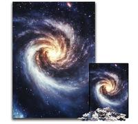 Jigsaw Puzzle 1000 Pieces Universe Andromeda Cardboard Puzzles Decompressing Intellectual Educational Toy Good Gift for Adults Teenagers 26X38CM