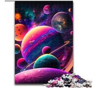 Jigsaw Puzzle 1000 Pieces Universe Planet Jigsaw Puzzles for Adults 1000 Family Fun Craft, Perfect for Birthdays, Holidays (Size 38x26cm)
