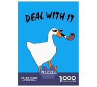Jigsaw Puzzle 1000 Pieces Untitled Goose Deal Ducks Jigsaws for Adults Brain Teaser Game Improve Memory Deal As Gifts for The Whole Family 52x38cm/1000pcs