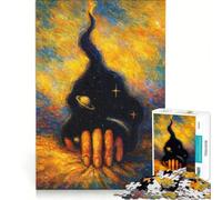 jigsaw puzzle 1000 pieces Van Gogh Style Hand | 38x52cm Enhance memory Toy Wall Decor with Fully Interlocking Randomly Shaped Pieces