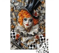 Jigsaw Puzzle 1000 Pieces Venetian Carnival Queen Puzzles 38x26cm/1000pcs Gift For Kids Challenging Creative Family Game DIY Cardboard