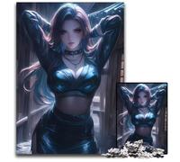 Jigsaw Puzzle 1000 Pieces Village Shadow Anime Girl Paper Jigsaw Puzzles for Adults Perfect for Birthday ChristmasHalloween Gifts 1000 PCS(38x26cm)