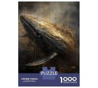 Jigsaw Puzzle 1000 Pieces Whale Magic Puzzles for Adults Toy Wall Decor Hand Speed Race Deal As Gifts for The Whole Family 52x38cm/1000pcs