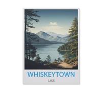Jigsaw Puzzle 1000 Pieces，Whiskeytown Lake，Paper Children Toys Decompression Game（38x26cm）-E41