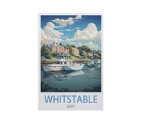Jigsaw Puzzle 1000 Pieces，Whitstable Kent，Large Family Puzzle Game Artwork for Adults Teens（38x26cm）-L58