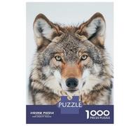 Jigsaw Puzzle 1000 Pieces Wolf Face Adult Jigsaw Puzzle Brain Teaser Game Staycation Kill Time Deal As Gifts for The Whole Family 70x50cm/1000pcs