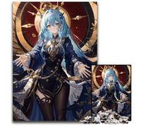 Jigsaw Puzzle 1000 Pieces Woman Against The Clock Paper Jigsaw Perfect for Teenagers & Collectors Ideal Home Decor & Travel Gift 1000 PCS(38x26cm)