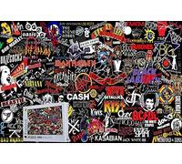 Jigsaw Puzzle 1000 Piecestop Rock Band Logo Jigsaw Puzzles Art Collection 30:20 Inch Home Decoration 52x38cm