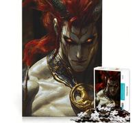 Jigsaw Puzzle 1000 Redhead Gold Demon Vampire Toy Wall Decor Difficult Challenge Unique Gifts for Birthday And Christmas 38x52cm