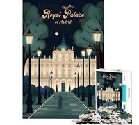 Jigsaw Puzzle 1000 Royal Palace of Madrid Educational Games for Educational Game Challenge Toy Great Gifts And Toys Staycation Kill Time (Size 38x26cm)
