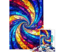 Jigsaw Puzzle 1000 Spiral of Starlight Puzzle for Adults Family Game Staycation Kill Time Unique Gifts for Birthday And Christmas (Size 38x26cm)