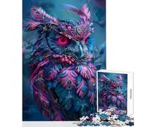 Jigsaw Puzzle 1000 The Regal Owl Jigsaw Puzzles for Adults For Family Fun Difficult And Challenge Learning Educational Toys (38x52cm)