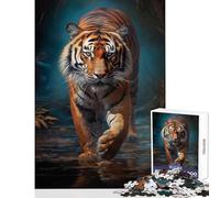 Jigsaw Puzzle 1000 Tiger In The Jungle Jigsaw Puzzles for Adults For Family Fun Difficult And Challenge Learning Educational Toys (38x26cm)