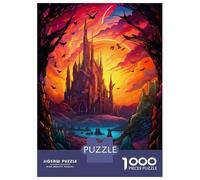 Jigsaw Puzzle 1000 Tower of The Elven Mage Jigsaw for Adults Family Game Analysis And Logic Unique Gifts for Birthday And Christmas 38x26cm/1000pcs